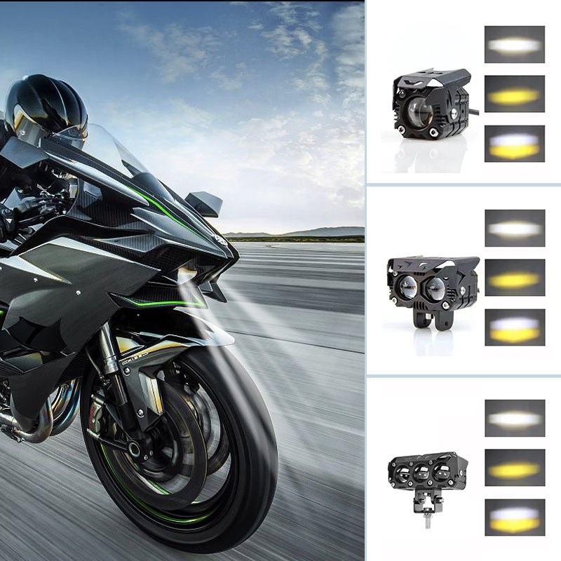 😮Motorrad fahrende LED-Zusatzscheinwerfer😎