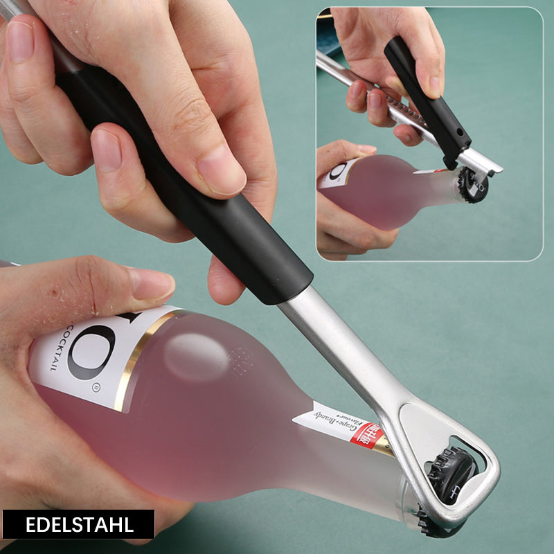 Verstellbarer Flaschenöffner aus Edelstahl
